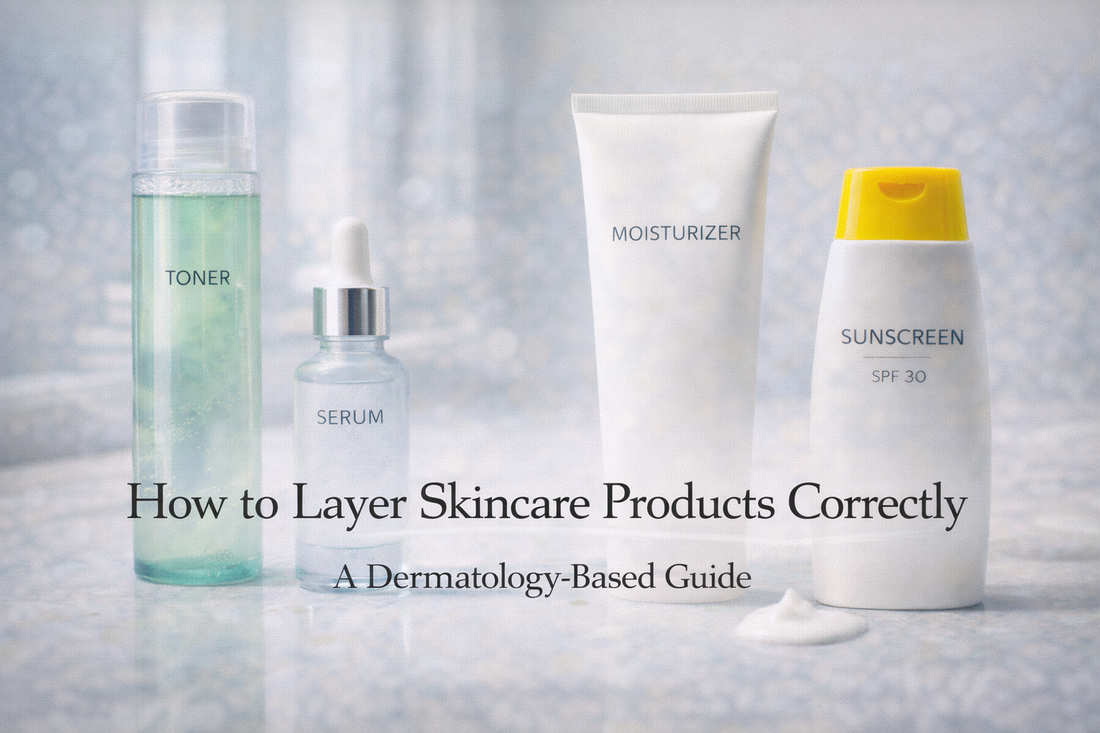 How to Layer Skincare Products Correctly: A Dermatology-Based Guide